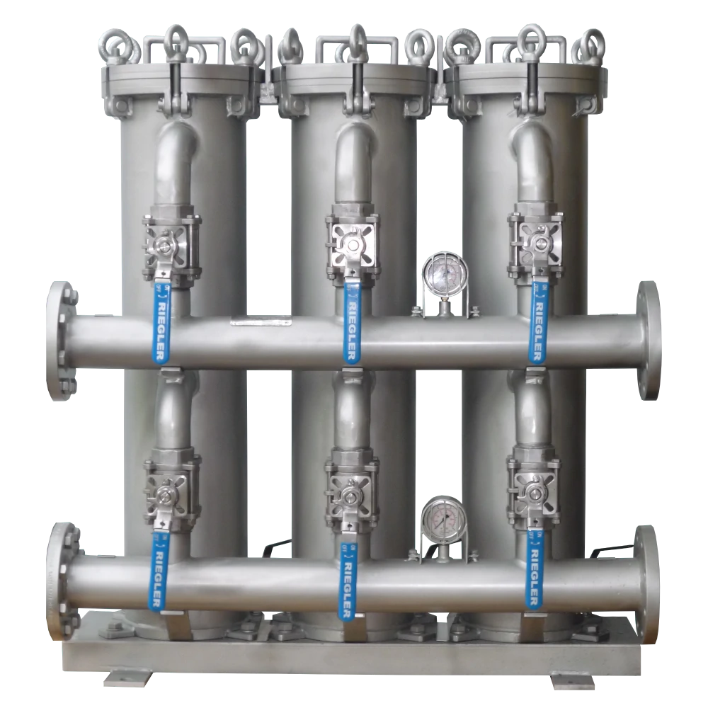 Filtr workowy trójkolumnowy